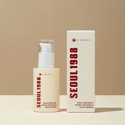 Ser anti-îmbătrânire Seoul 1988 Serum: Retinal Liposome 2% + Black Ginseng, K-Secret, 30 ml
