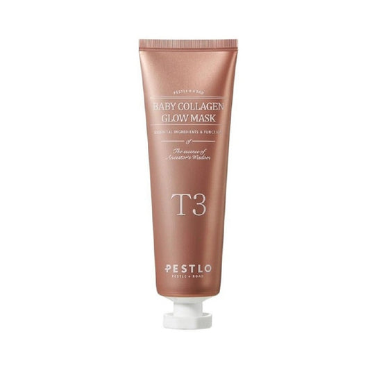 Mască peel-off pentru glass skin T3 Baby Collagen Glow Mask, PESTLO, 70 ml
