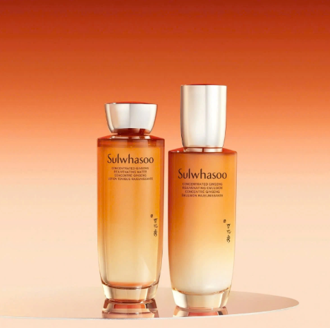 Set rutină anti-aging Sulwhasoo Concentrated Ginseng - toner și emulsie rejuvenating, cosmetice coreene premium