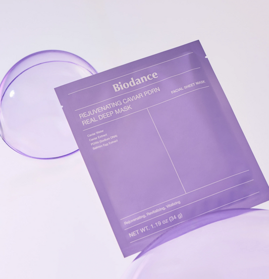 Mască Facială Biodance Rejuvenating Caviar PDRN – Hidratare Intensă & Regenerare Celulară