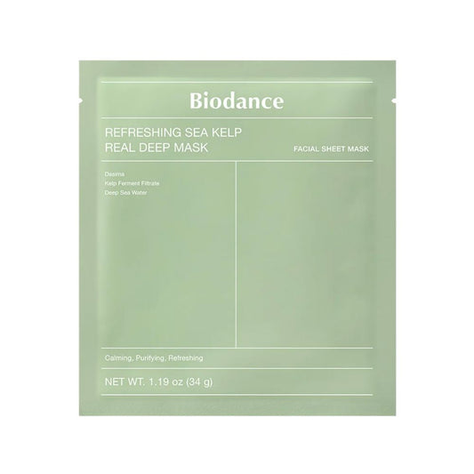 Mască Facială Biodance Sea Kelp – Calmantă & Hidratantă pentru Piele Grasă și Acneică