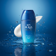 Skin Aqua Hyaluronic Serum UV – gel solar cu 3 tipuri de acid hialuronic, hidratare intensivă SPF50+