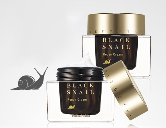 Cremă cu extract de melc Prime Youth Black Snail Cream, HOLIKA HOLIKA, 50 ml